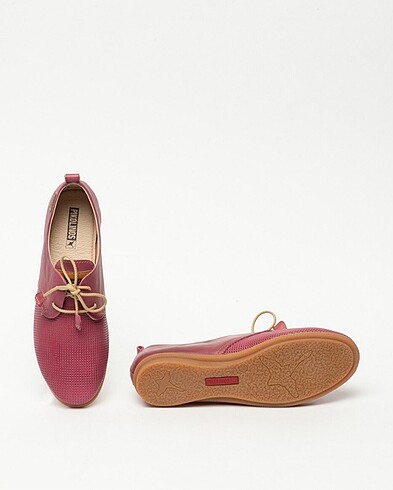 PIKOLINOS Kadın Calabria dokulu deri günlük ayakkabı, Orkide pem - Görsel 7