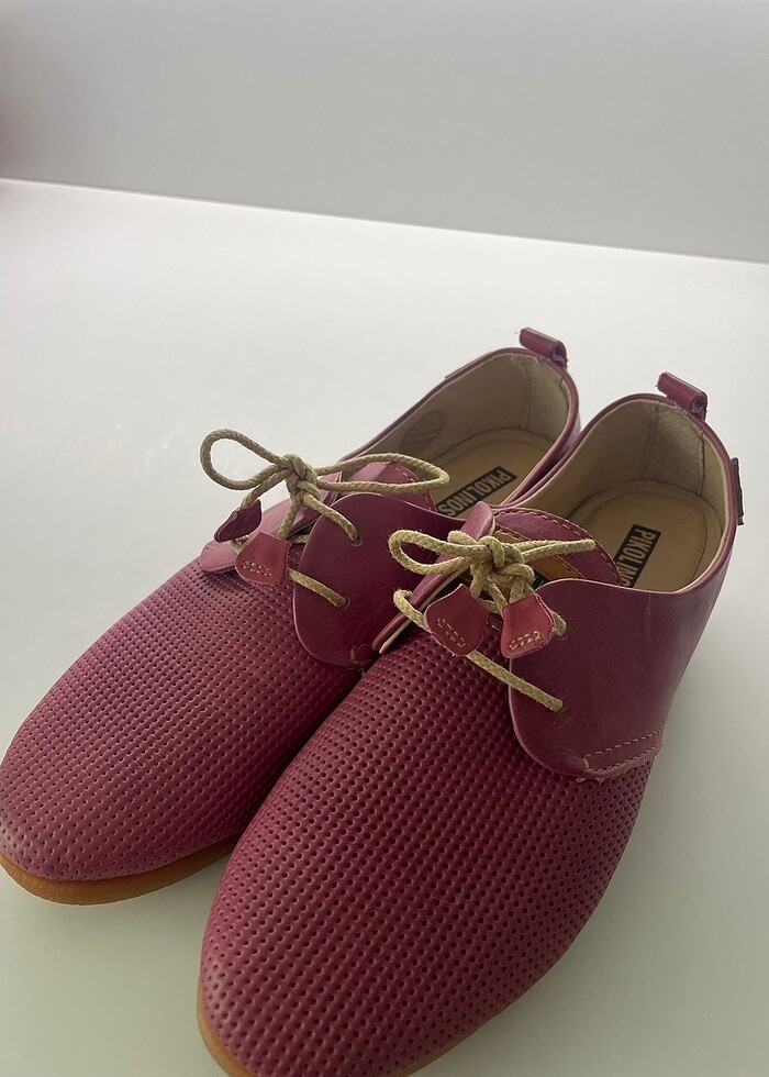 PIKOLINOS Kadın Calabria dokulu deri günlük ayakkabı, Orkide pem - Görsel 3