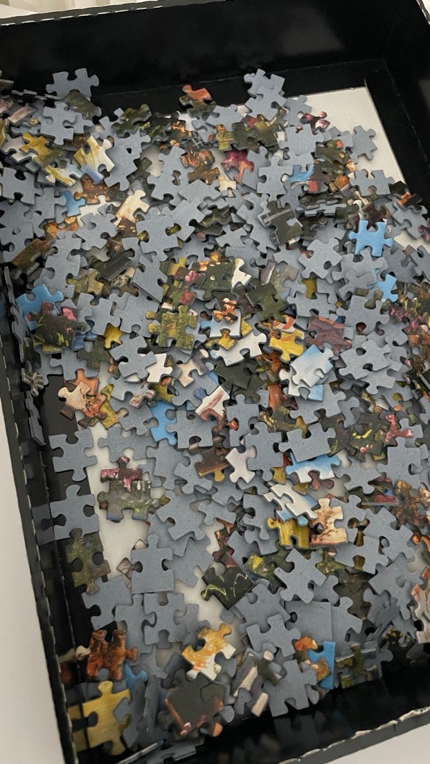 500 Parça Renkli Bahçe Temalı Puzzle - Görsel 3