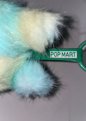 Turkuaz renklerinde Orjinal LABUBU popmart peluş oyuncak - Görsel 5