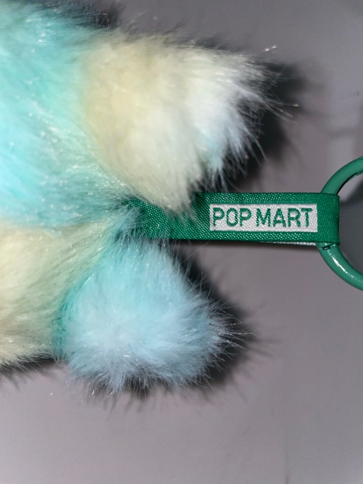 Turkuaz renklerinde Orjinal LABUBU popmart peluş oyuncak - Görsel 5