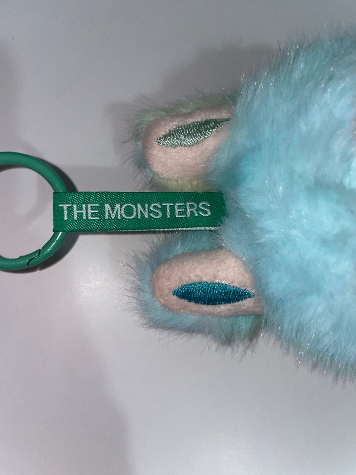 Turkuaz renklerinde Orjinal LABUBU popmart peluş oyuncak - Görsel 4