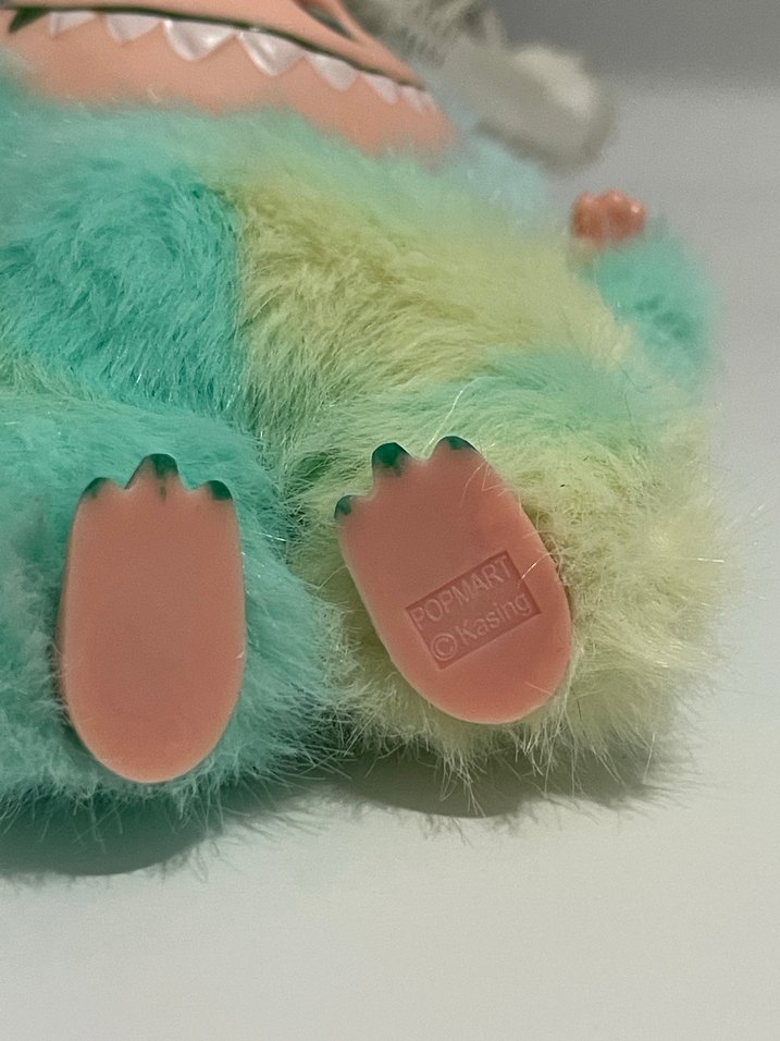 Turkuaz renklerinde Orjinal LABUBU popmart peluş oyuncak - Görsel 2