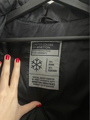 l Beden siyah Renk United color of benetton kadın mont
