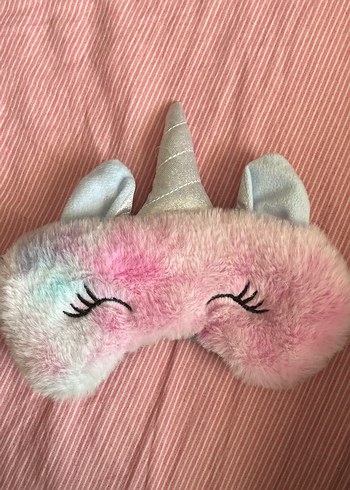 Peluş Unicorn Kadın Uyku Maskesi