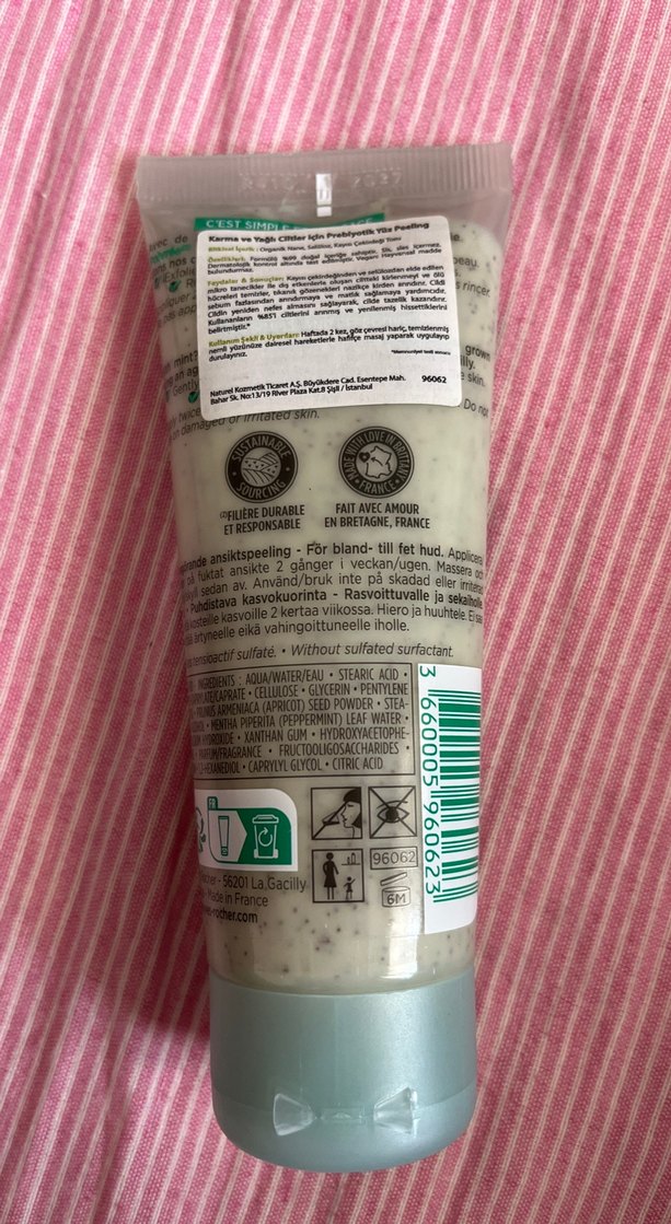 Yves Rocher Organik Nane Özlü Arındırıcı Duş Jeli - Görsel 2