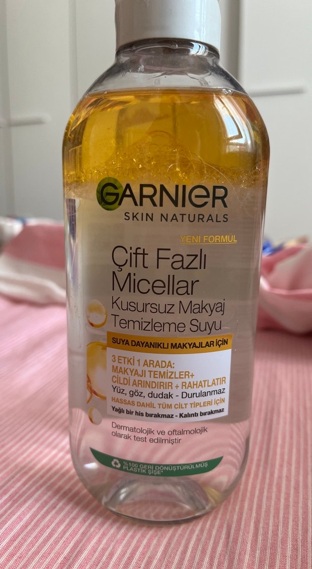 Garnier Çift Fazlı Micellar Makyaj Temizleme Suyu - Görsel 2