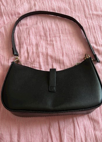 Siyah Parlak Deri Kadın Omuz Çantası - Görsel 2