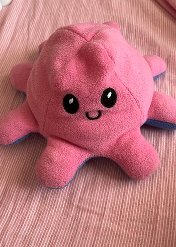 Pembe renkli yumuşak ahtapot peluş oyuncak
