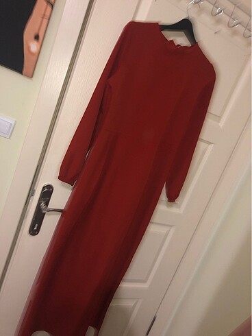 A kesim kemerli elbise - Görsel 2