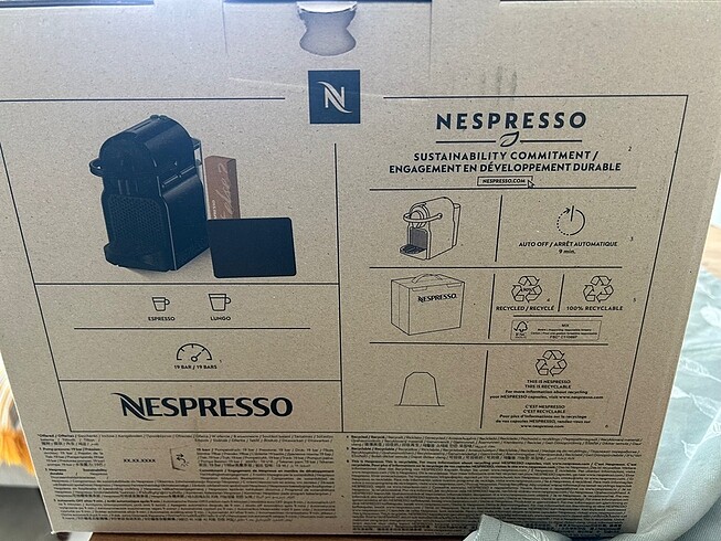  Beden Nespresso Inıssia Kahve Makinesi