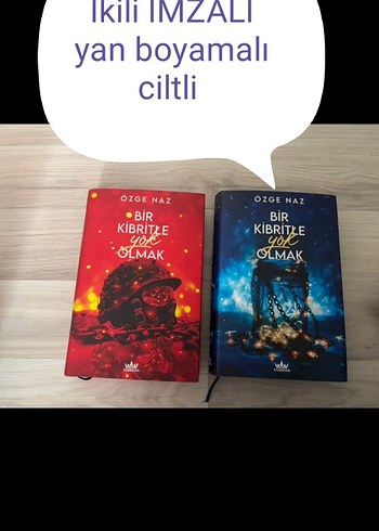 Özge Naz Bir Kibritle Yol Olmak 1 2 Ciltli yan boyamalı