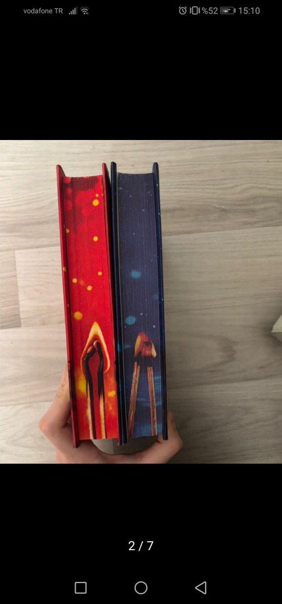 Özge Naz Bir Kibritle Yol Olmak 1 2 Ciltli yan boyamalı - Görsel 2