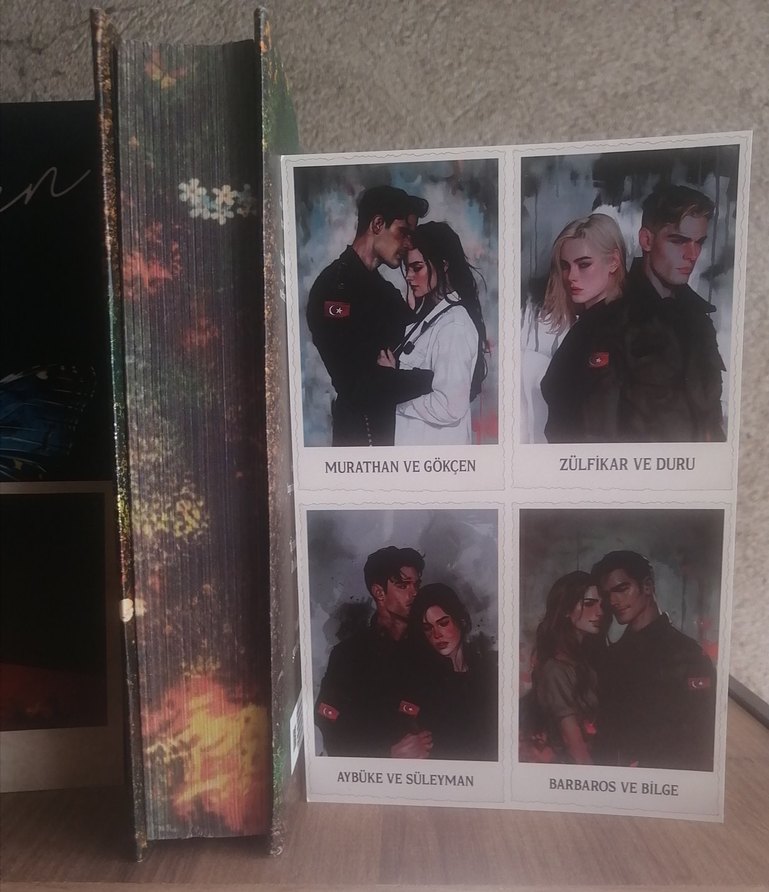 Göçken 3 ciltli yan boyamalı - Görsel 2