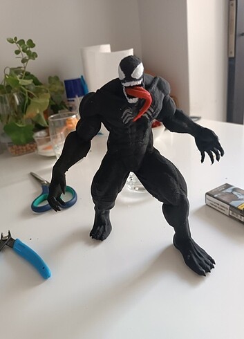 VENOM figür 3d yazıcı ile basılmıştır
