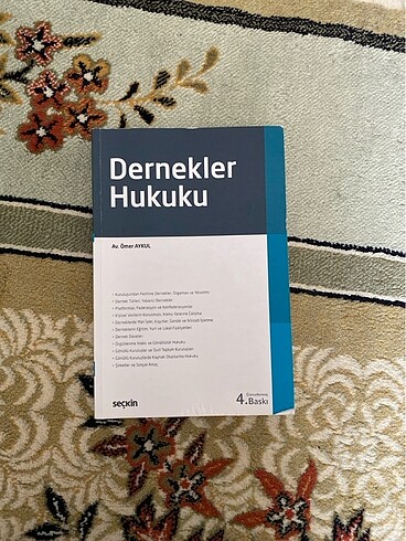 Dernekler Hukuku 4.BASKI Seçkin Yayınları