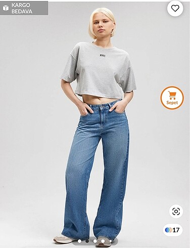 m Beden Mavi Tshirt