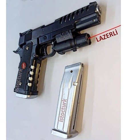  Beden Renk Lazerli boncuklu tabanca