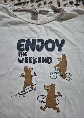 LC Waikiki Gri Uzun Kollu Erkek Çocuk Sweatshirt