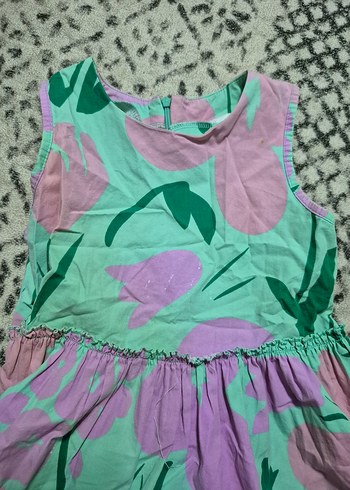 Unsea Kız Çocuk Pastel Renkli Fırfırlı Elbise