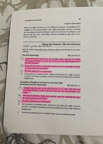 DSM-5 Tanı Ölçütleri kitabı çıktısı - Görsel 3