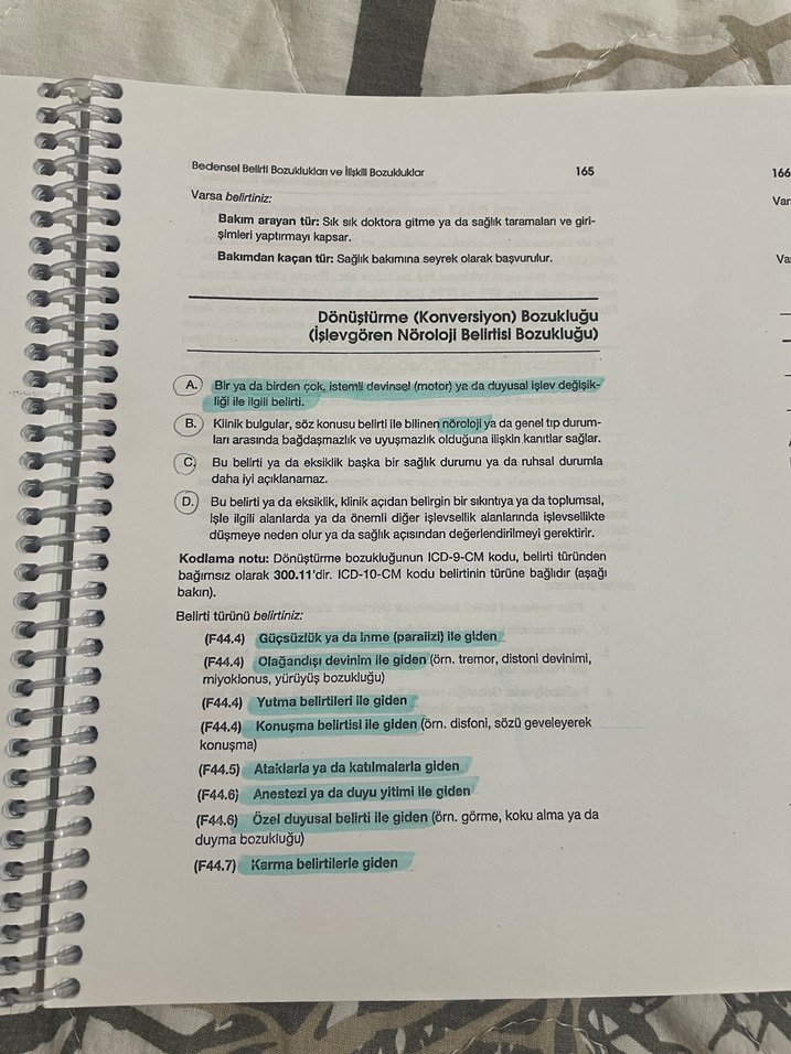 DSM-5 Tanı Ölçütleri kitabı çıktısı - Görsel 4