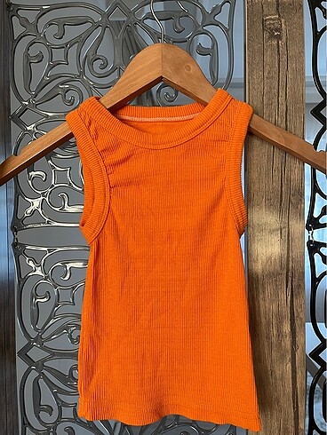 X lady turuncu crop