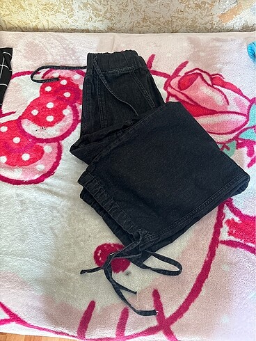 36 Beden siyah Renk Defocto pantolon