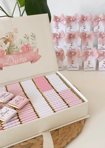 Fiyonk kutuda Hediye Çikolata Kutusu - Görsel 4