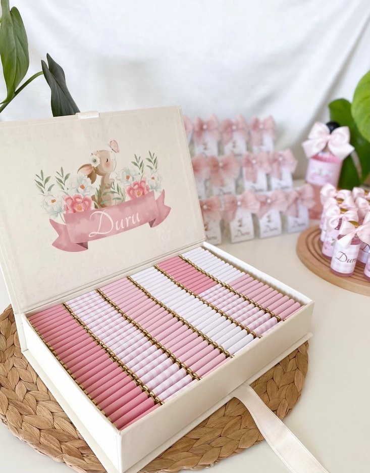 Fiyonk kutuda Hediye Çikolata Kutusu - Görsel 2