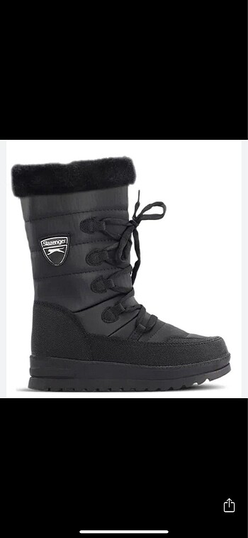 Slazenger kar botu siyah kar çizmesi