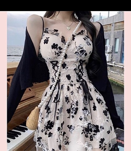 American Vintage coquette elbise