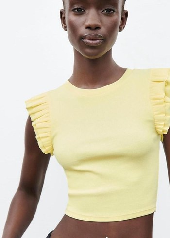 Fırfırlı top Zara