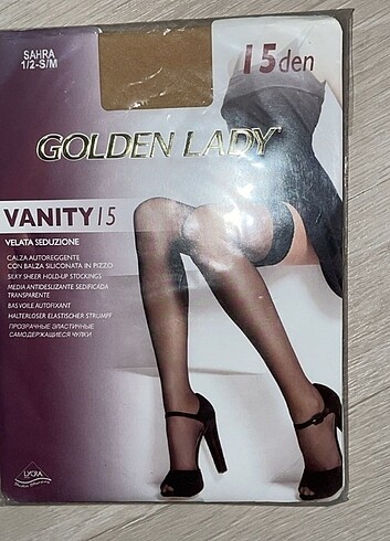 Golden lady ten rengi jartiyer çorap