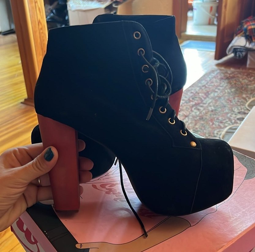 Platform topuklu ayakkabı Jeffrey Campbell - Görsel 3