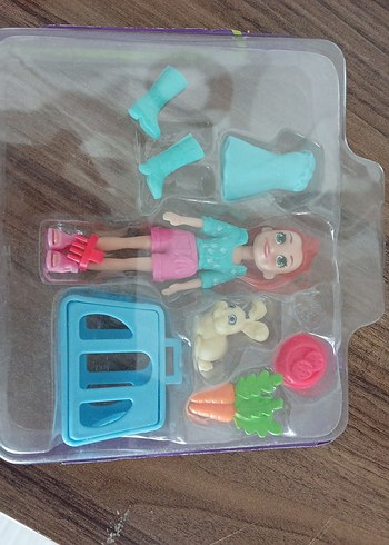 Polly Pocket Pastel Renkli Çok Parçalı Oyuncak Bebek