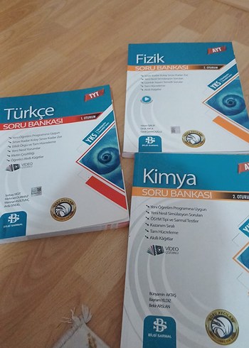  YKS Soru Bankası Seti - Kimya, Fizik, Matematik