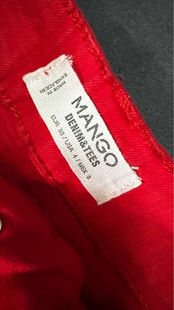 Mango Mano denim şort