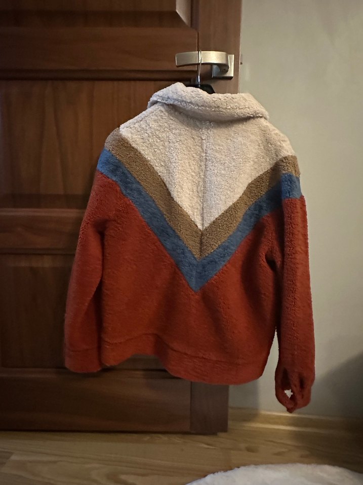 Kahverengi Kürklü Midi Kadın Ceket - Görsel 3