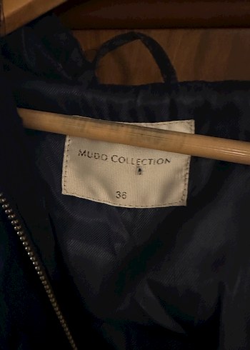 Düğmeli Mavi Kadın Midi Ceket - Görsel 2