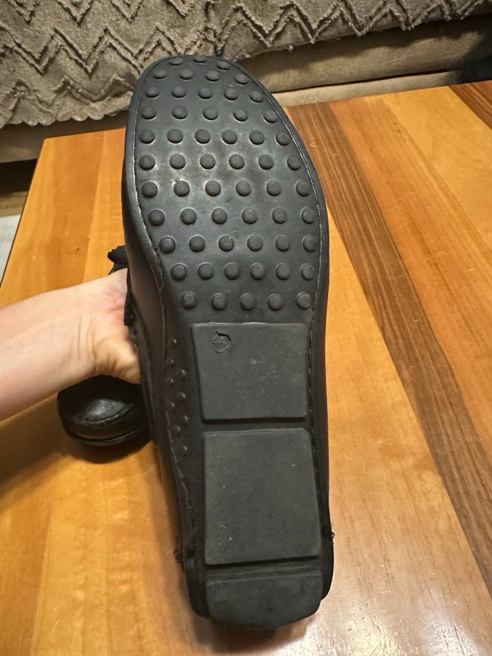 Klasik Siyah Deri Tokalı Erkek Ayakkabı - Görsel 4