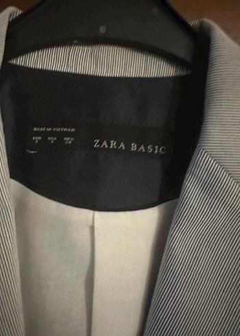 Gri Keten Kadın Blazer Ceket - Görsel 3