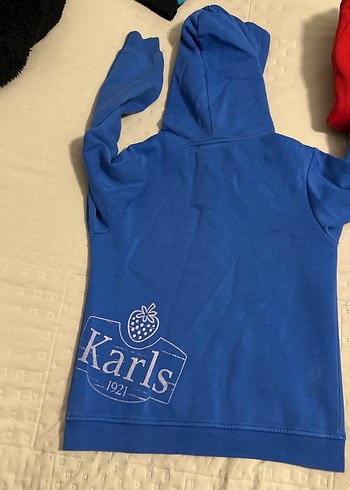 Mavi Fermuarlı Erkek Sweatshirt - Görsel 3