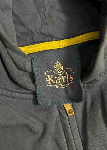 Mavi Fermuarlı Erkek Sweatshirt - Görsel 2