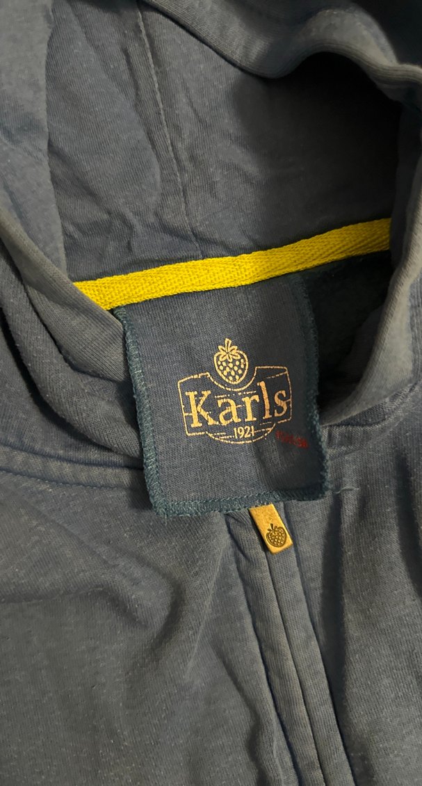 Mavi Fermuarlı Erkek Sweatshirt - Görsel 2