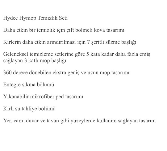 Beden Osveld temizlik mopu