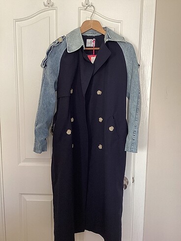 m Beden KOT DETAYLI TRENCHCOAT