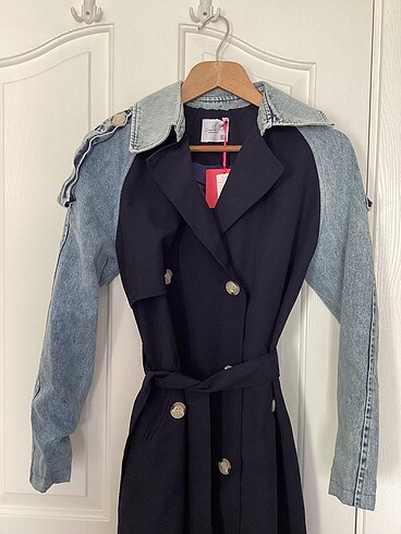 Diğer KOT DETAYLI TRENCHCOAT