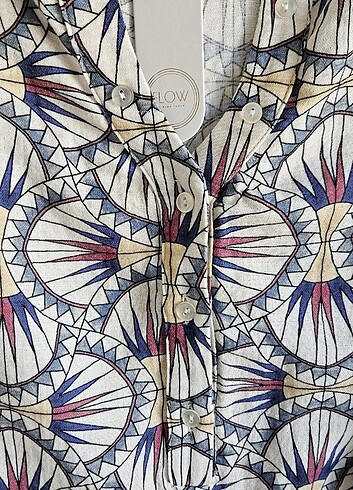 m Beden Desenli Tunik / Bluz
