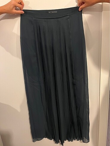 Zara koyu gri etek
